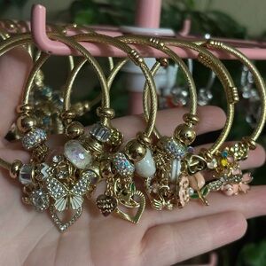 Elegant Gold Charm Bracelets